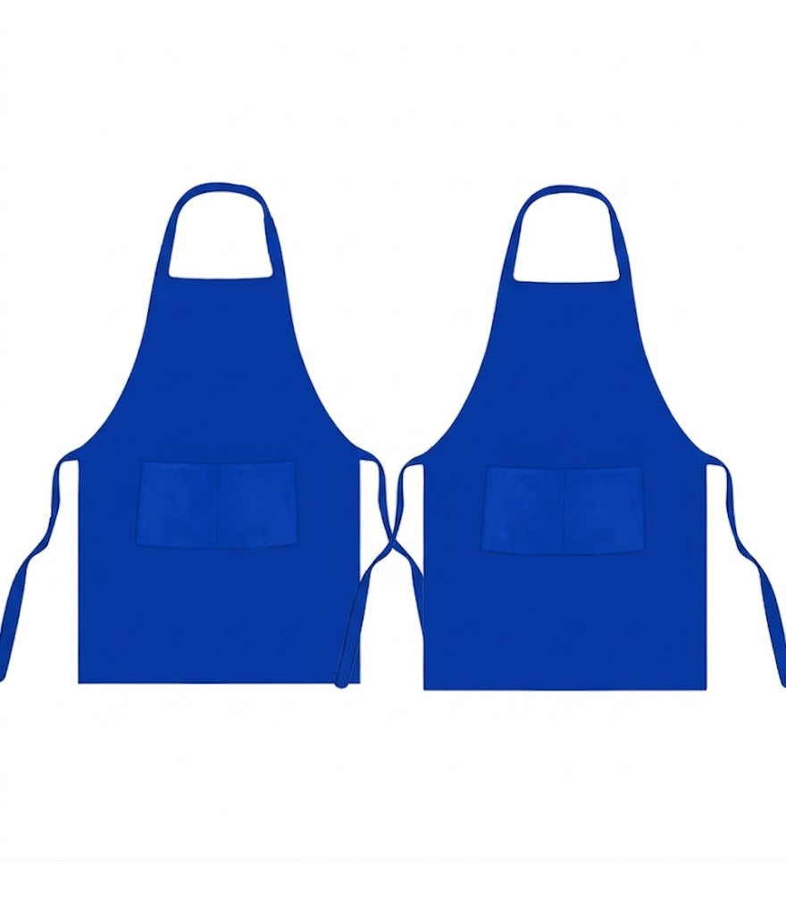 Unisex Cooking Apron UK: Bib Chef Apron with 2 Pockets