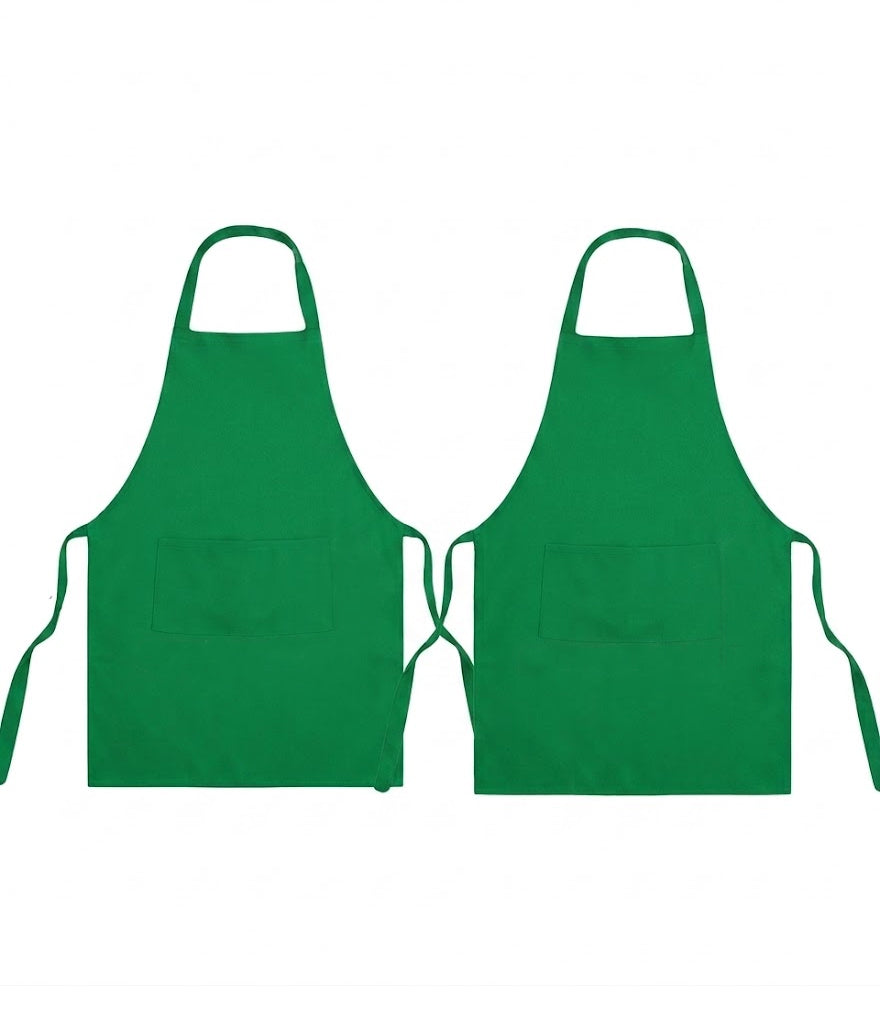 Unisex Cooking Apron UK: Bib Chef Apron with 2 Pockets