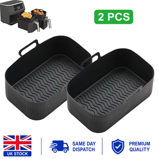 Ninja AF300 air fryer liner: 2Pcs Reusable Silicone Set