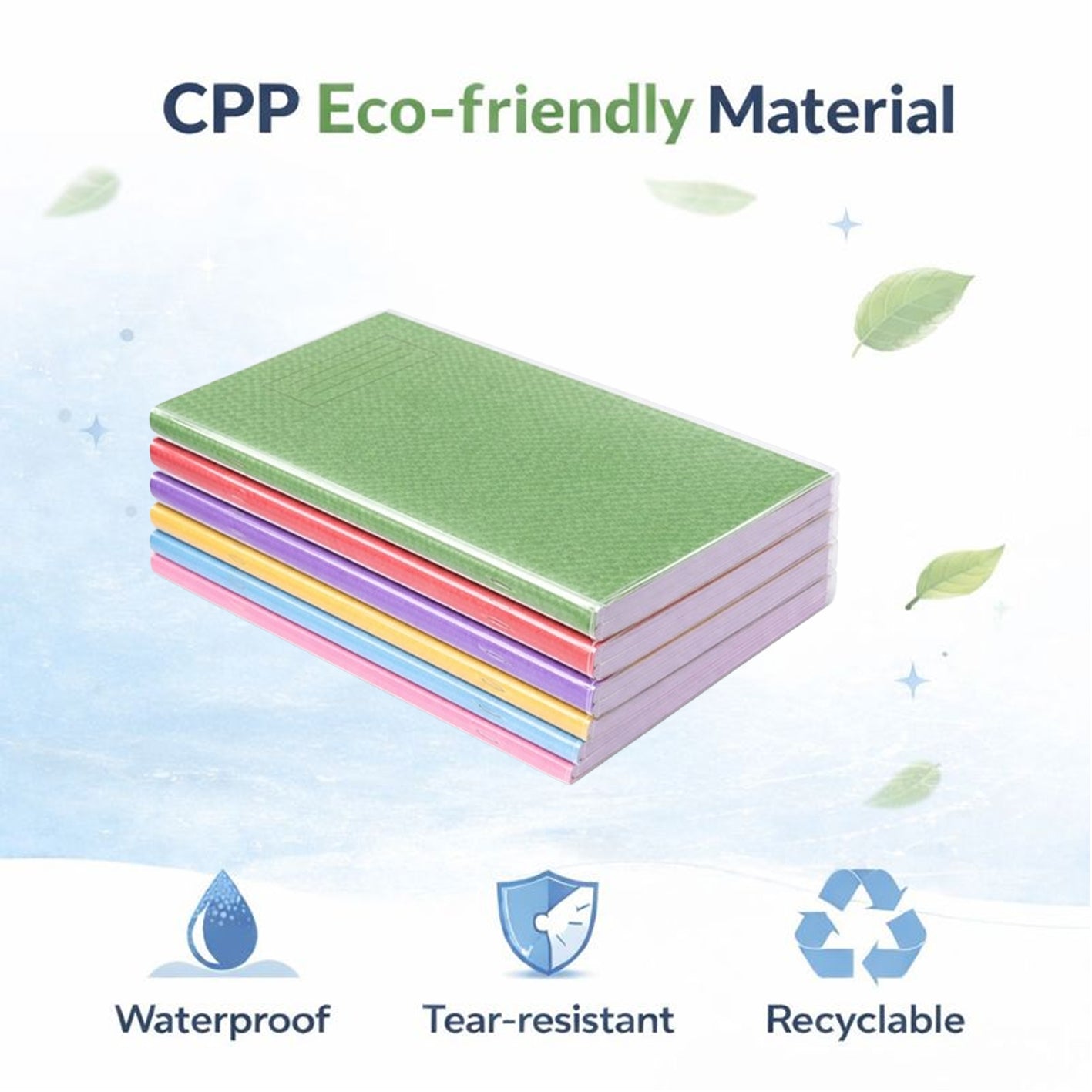 A4 Self-Adhesive Book Cover Protective Sheets – 47×34cm. No Cutting Required
