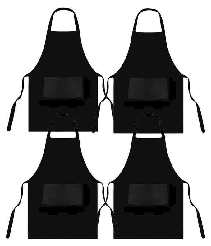 Unisex Cooking Apron UK: Bib Chef Apron with 2 Pockets