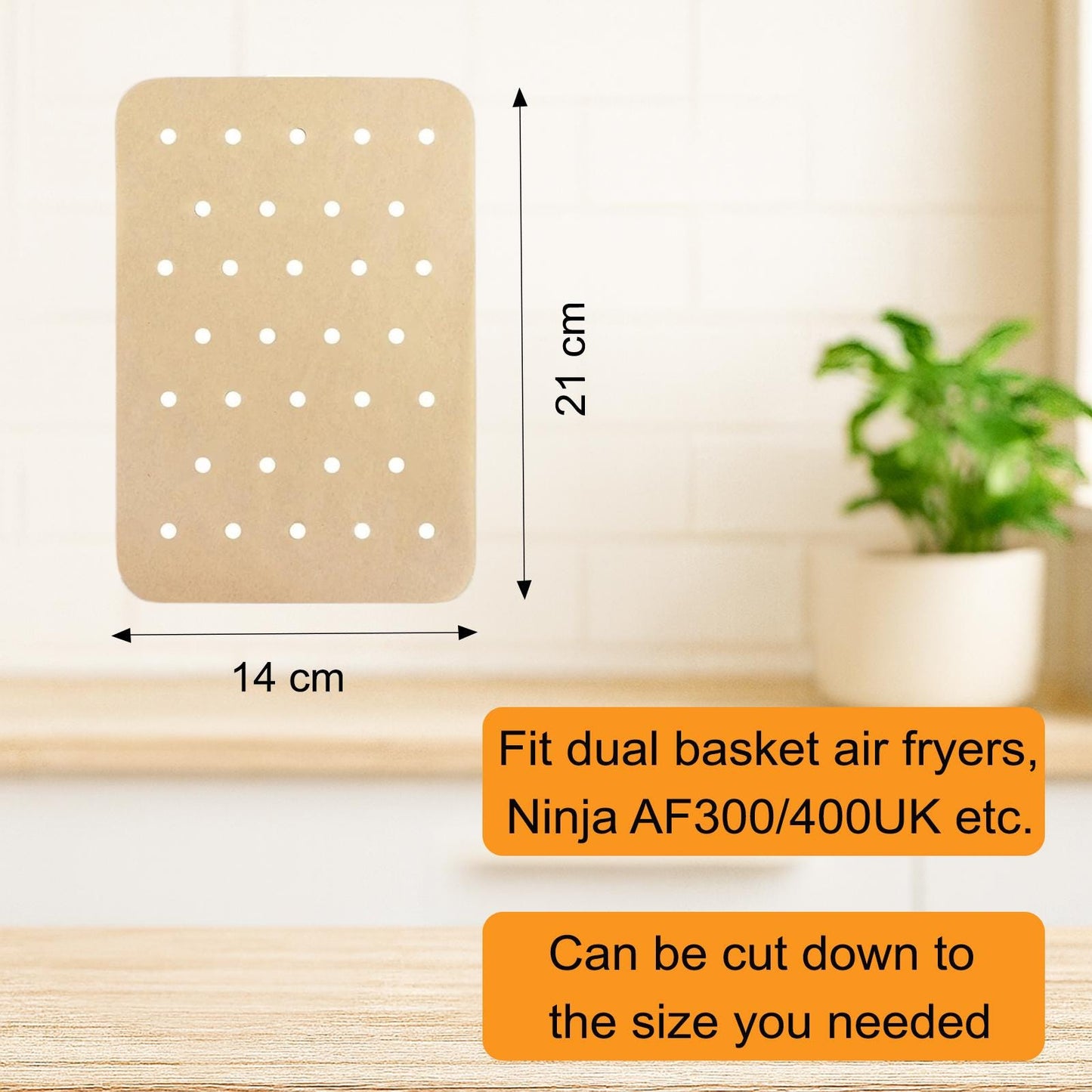 Air fryer parchment paper UK: 50-200 Pcs Disposable Liners