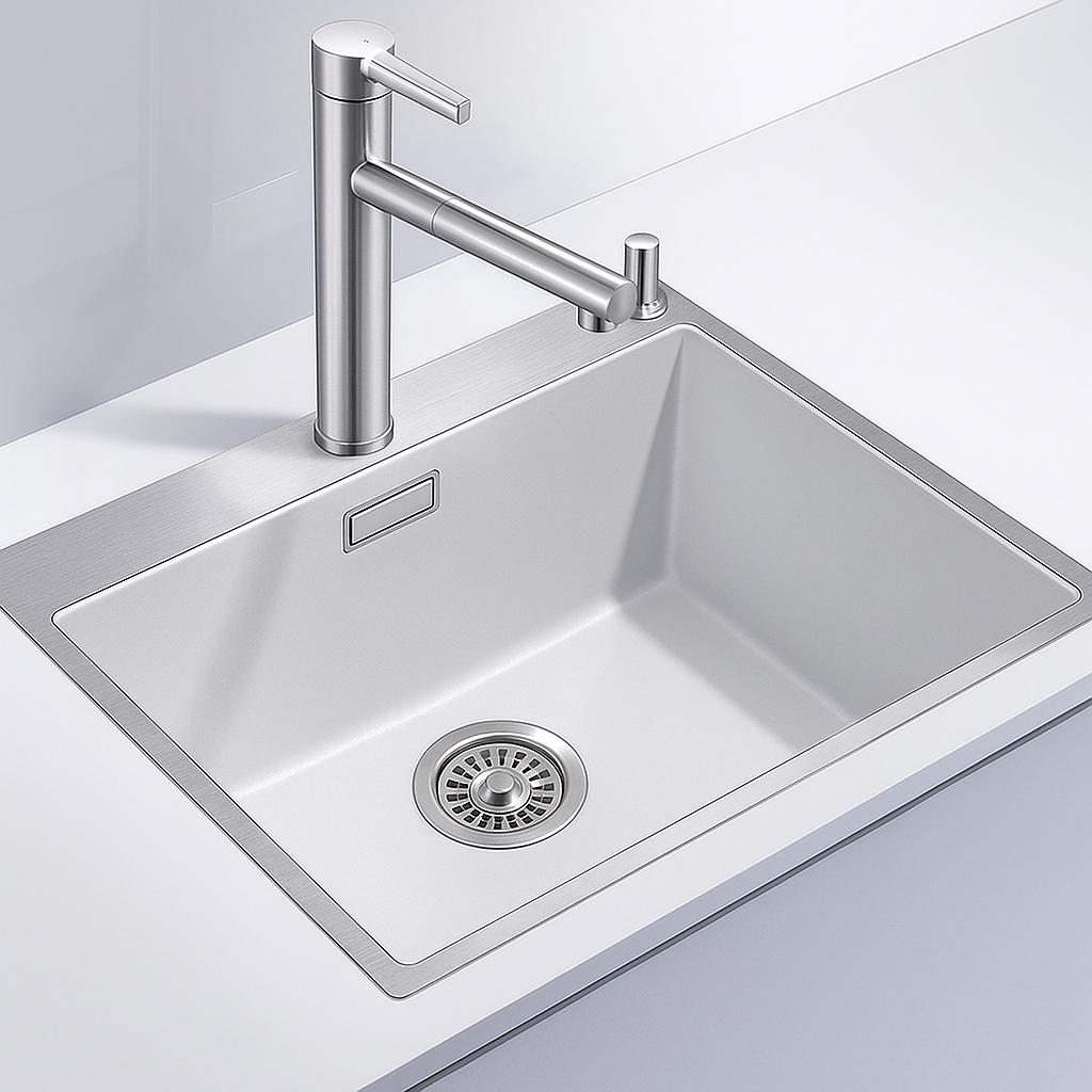 Kitchen Sink Strainer Plug: Stainless Steel Drain Cover (78mm) (1-2 Pack)